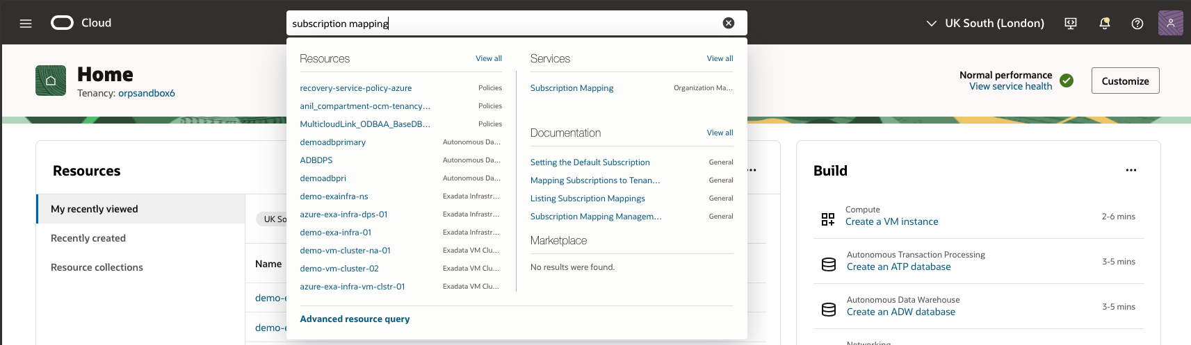 Click to expand Verify subscription mapping