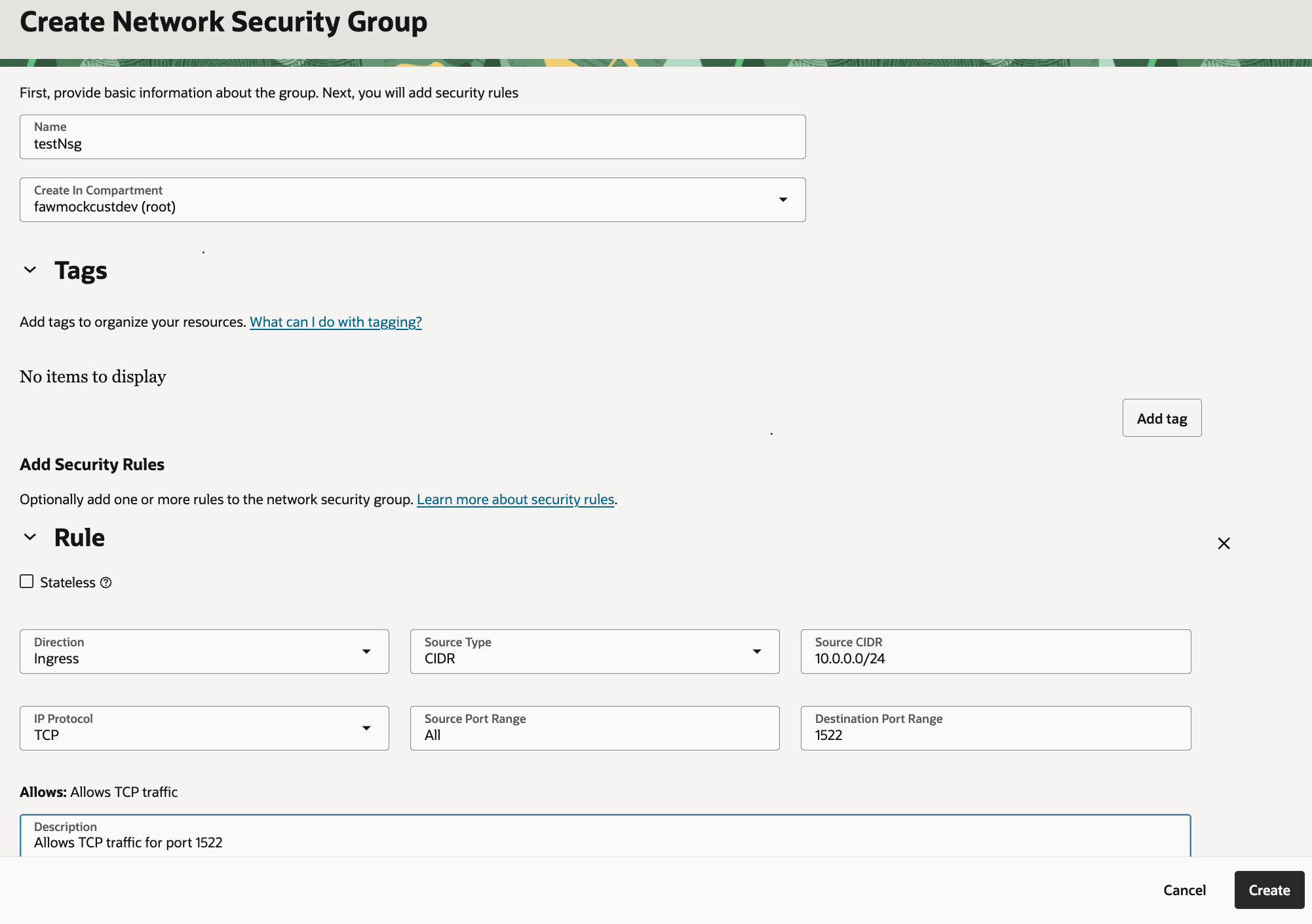 Description of fawag-create-nsg-private-endpoint.png follows