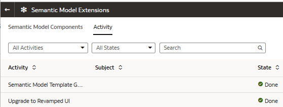 Upgraded to Revamped UI task displaying Done state