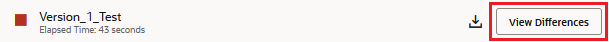 The View Differences button The View Differences button