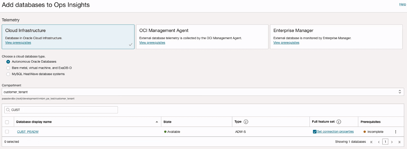 Add Autonomous Database