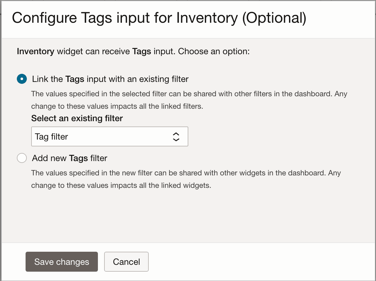 Add Filter to Widget Add Filter to Widget