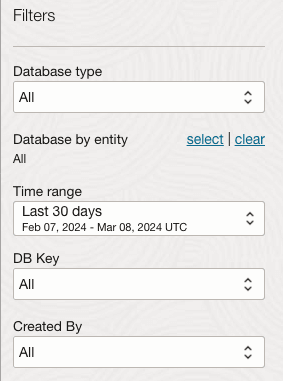 Location of Filters Within Ops Insights Location of Filters Within Ops Insights