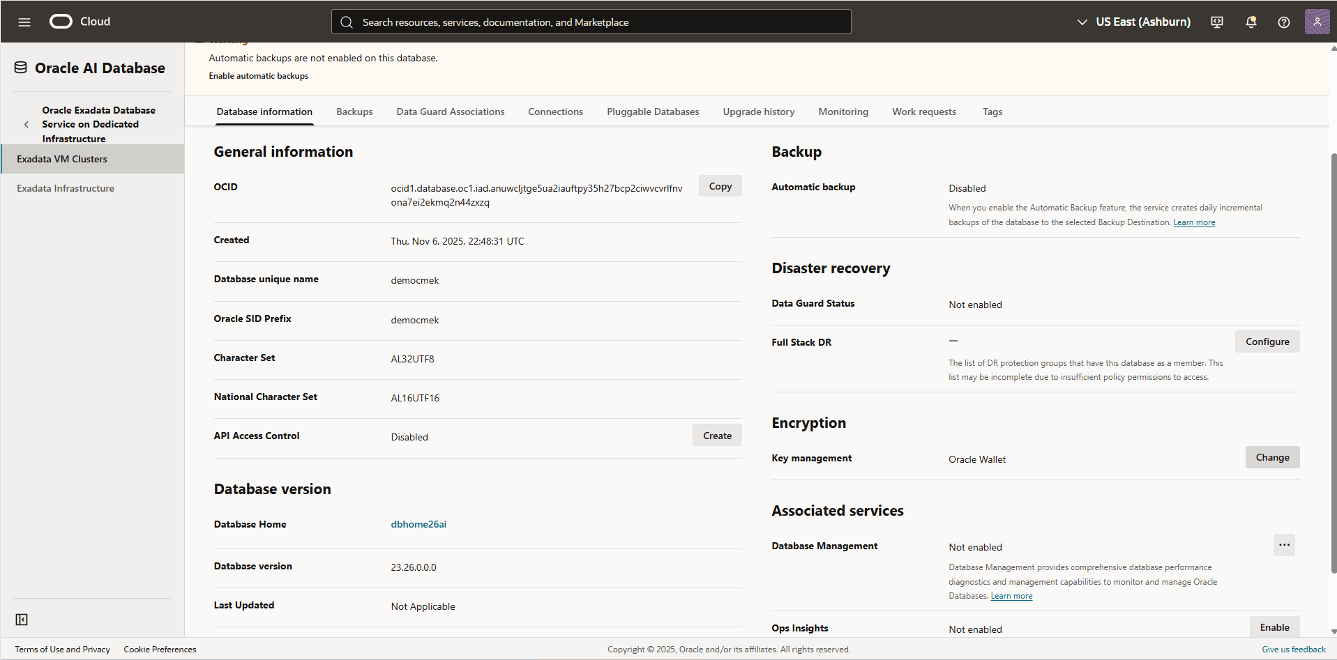 This screenshot shows how to change key management. This screenshot shows how to change key management.